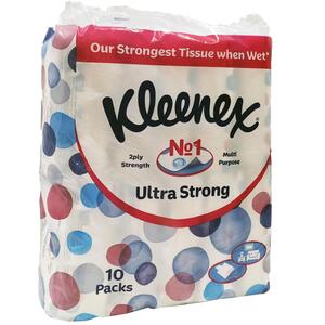 Kleenex Facial Tissue Ultra Strong