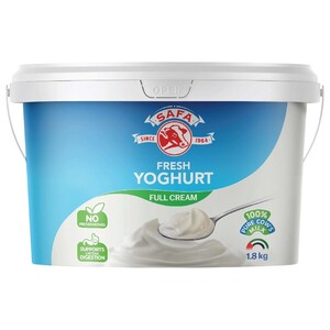Safa Fresh Yoghurt Full Cream 1.8Kg