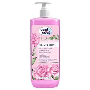 Cool & Cool Anti-Bacterial Hand Wash Velvet Rose 500Ml
