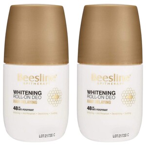 Beesline Whitening Roll On Hair Delaying 50Ml X2