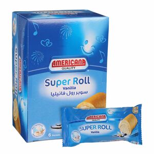 Americana Super Rolls Assorted 60 Gr 5+1 Pcs X6