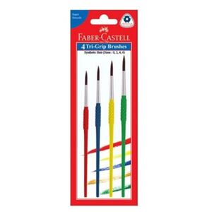 Faber Castell Tri-Grip Round Hair Brushes Pcs