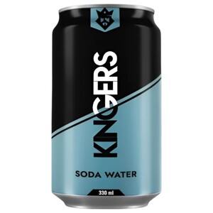 Kingers Soda Water 330Ml
