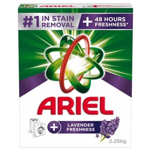 Ariel Automatic Laundry Detergent Powder Lavender Freshness 2.25Kg