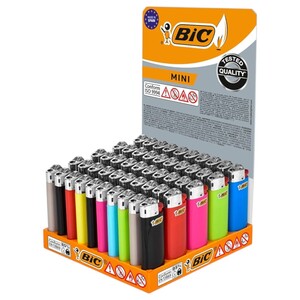 Bic Lighter Standard J5 Assorted 50 Pieces