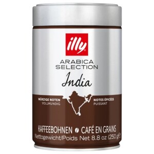 Illy Monoarabica India Coffee Beans 250G