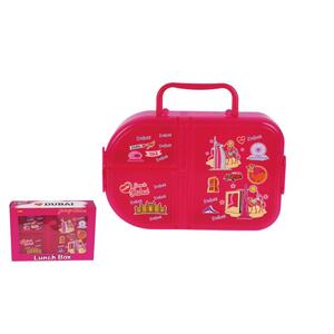 Lunch Box Plastic Pink Color Dubai
