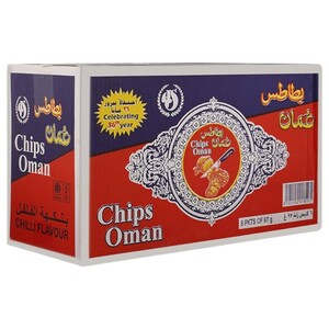 Oman Potato Chips Chilli 97G X6