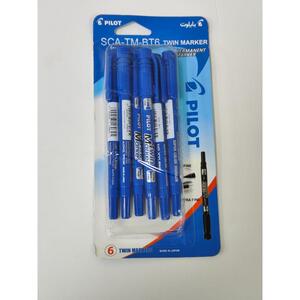 Pilot Twin Marker 6Pc
