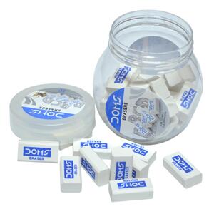 White Erasers Jar 30Pcs