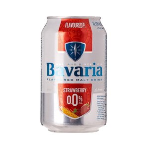 Bavaria Malt Drink Non Alcoholic Strawberry Can 330Ml