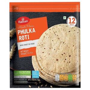 Haldiram's Phulka Roti Whole Wheat Flat Bread 360G