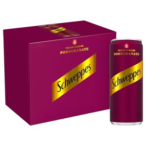 Schweppes Sparkling Drink Pomegranate Can 253Ml X6