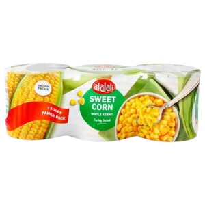 Al Alali Sweet Corn Whole Kernel 340G X3