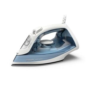 Philips Steam Iron 2000 Series 2000 Watts, 25 G/Min Continous Steam, 100G Steam Boost, Non-Stick Soleplate, Drip-Stop, 4 Steam Settings, Light Weight, Blue - Dst2010