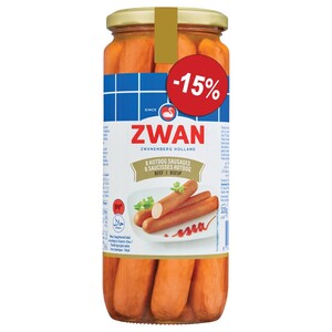 Zwan Beef Hotdog Jar 320G -15% Off
