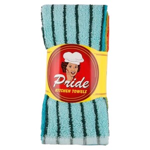Pride Kitchen Towels Multicolour 4 Pieces