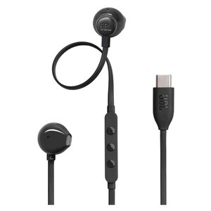 Jbl Tune 305C Usb-C Wired Hi-Res In-Ear Headphones, Black