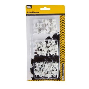 Cable Clips 100Pcs 10-8-6Mm