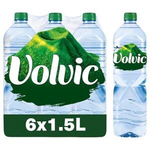 Volvic Natural Mineral Water 1.5L X6