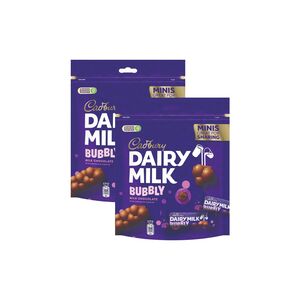 Cadbury Dairy Milk Bubbly Mini 156G X 2 Price Off