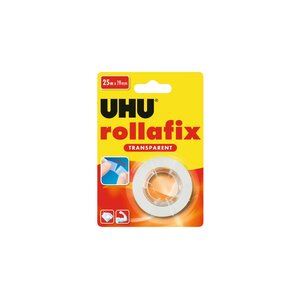 Uhu Rolfix Invisible Tape 25 M With Dispenser + 25 M Refill