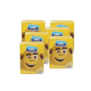 Saudia Banana Milk 200Ml X 5+1 Special Offer