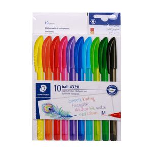 Staedtler Noris 10 Colours + Pens 10 Pcs + Sharpener