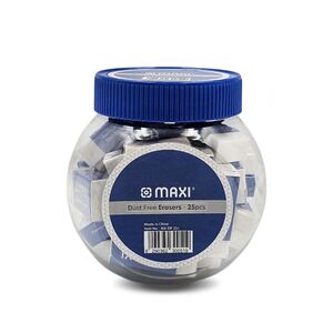 Maxi Eraser Medium Jar 25 Pcs
