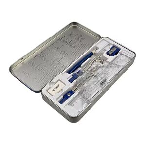 Maxi Metal Geometry Box Blue 9 Pcs