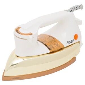 Clikon Heavy Dry Iron 6 Adjustable Cloth Setting Gold
