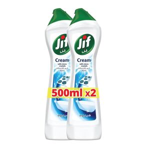Jif Cream Regular With Micro Crystal 500Ml X 2 Offer