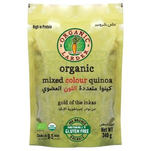 Organic Larder Mixed Colour Quinoa 340G
