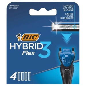 Bic Blades Flex 3 Hybrid Catridge 4 Blades