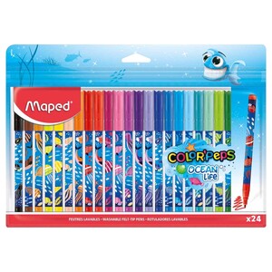 Maped Color'peps Felt Tip Ocean Deco 24 Pieces