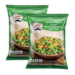 Al Kabeer Mixed Vegetable Frzn 2X400gm