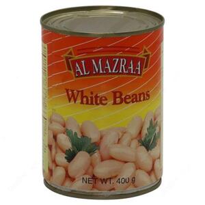 Al Mazraa Cal Garden Can Veg White Kidney Beans 395Gm