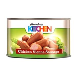 American Kitchen Ak Canned Chicken Vienna Sausage Halal 200Gm