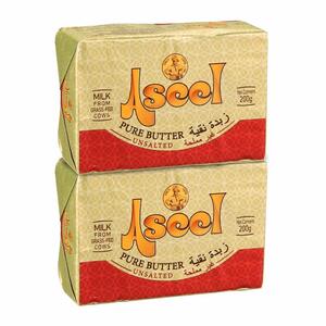 Aseel Pure Butter Unsalted 2X200gm