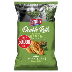 Snips Double Rolls Oven Baked Zaatar 80G