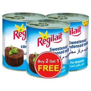 Regilait Sweetened Condensed Milk 8% Fat 397G 2 + 1 Free