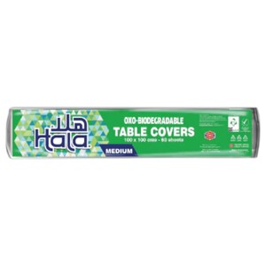 Hala Table Cover Biodegradable 100 X 100Cm 60 Sheets