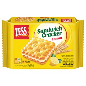 Zess Sandwich Cracker Lemon 180G