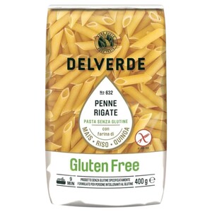 Delverde Pasta Penne Rigate Gluten Free 400G