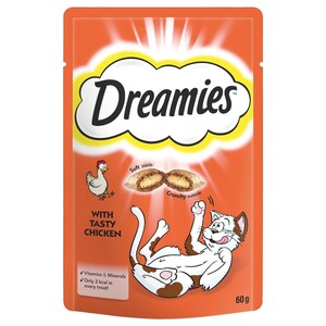 Dreamies Cat Food With Tasty Chicken 60G