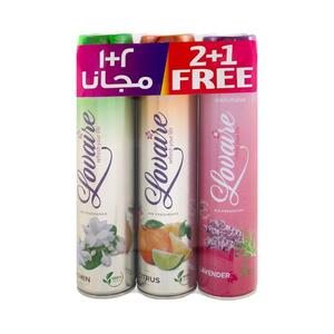 Dutch & Habro D&H Air Freshner Lovaire Asstd 2+1X300ml