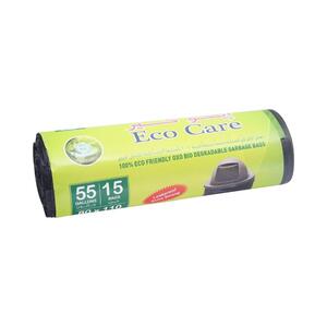 Eco Care Garbage Bags Black Hd Roll 80X110cm 15'S 3257