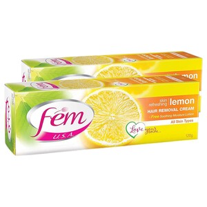 Fem Hair Remove Cream Lemon 120G X2
