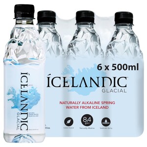 Icelandic Glacial Natural Mineral Water 500Ml X6