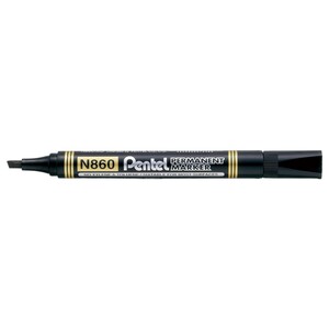 Pentel Marker Permanent Chisel Black